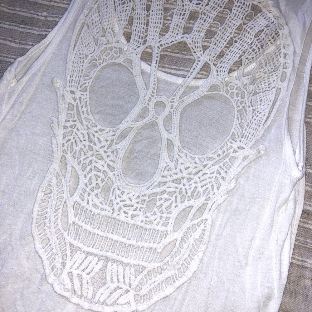 Skull Lace Tank